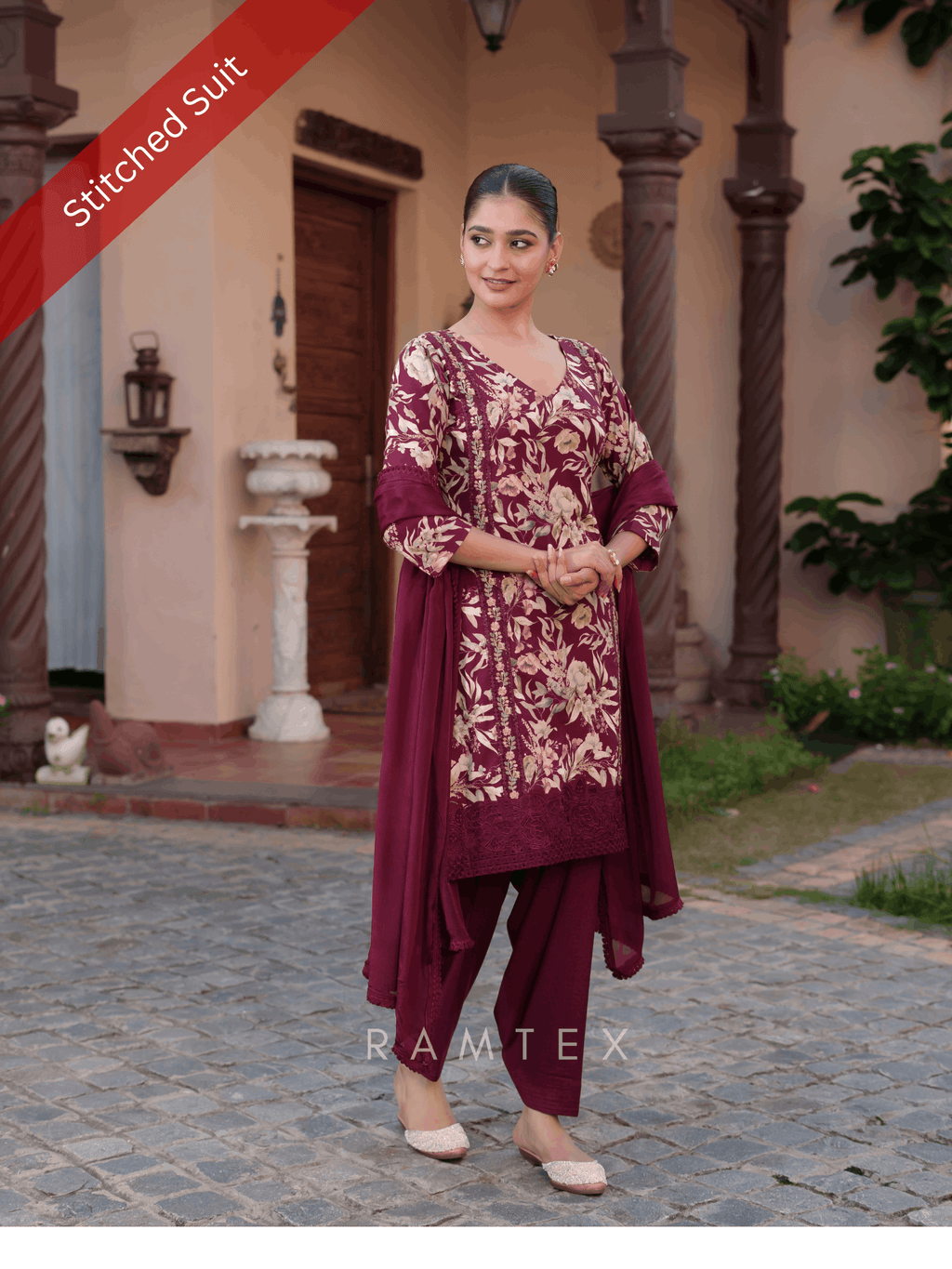 Jheel stitched suit 