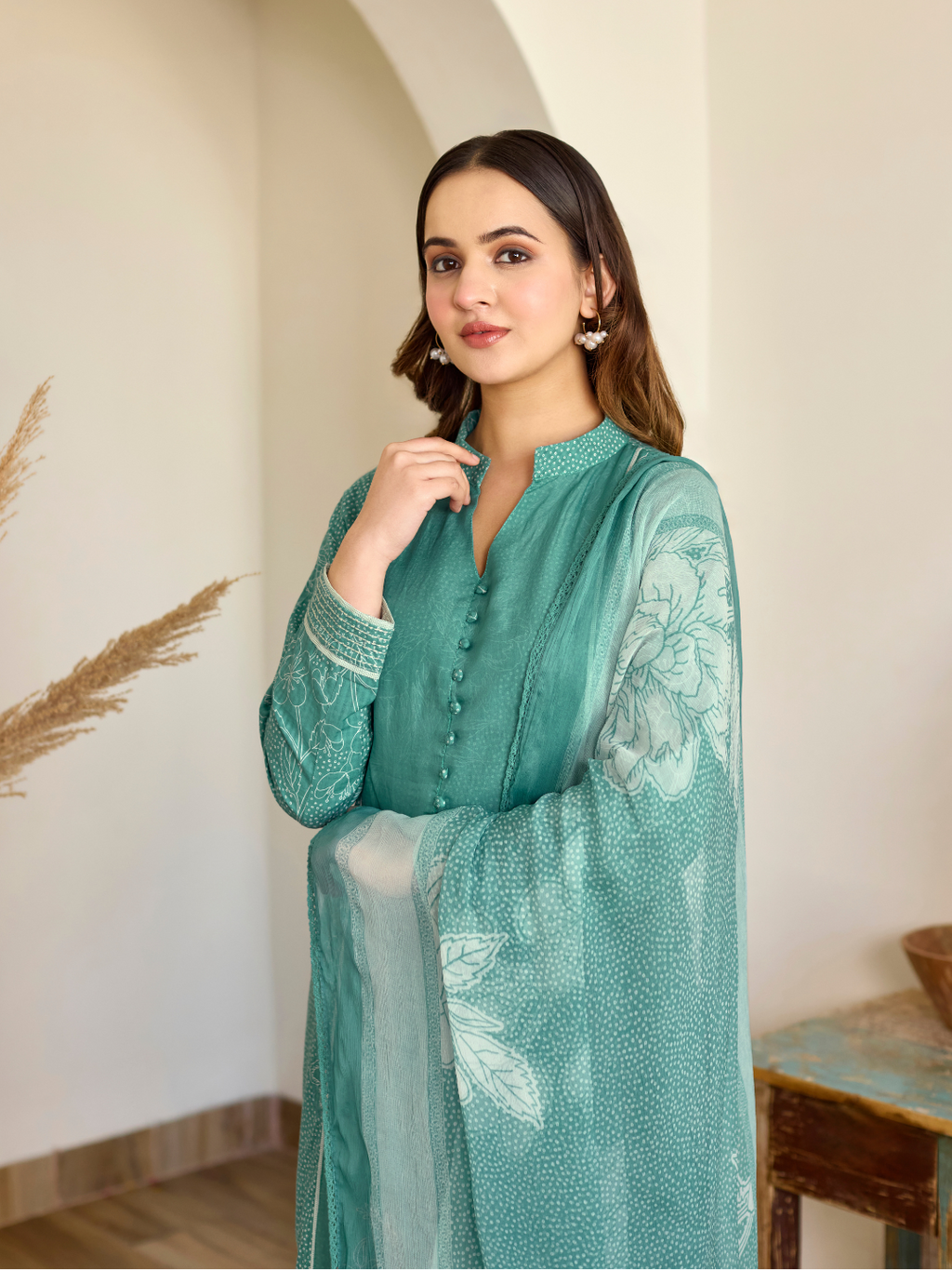 Ayeshsa Unstitched Three-Piece Suit