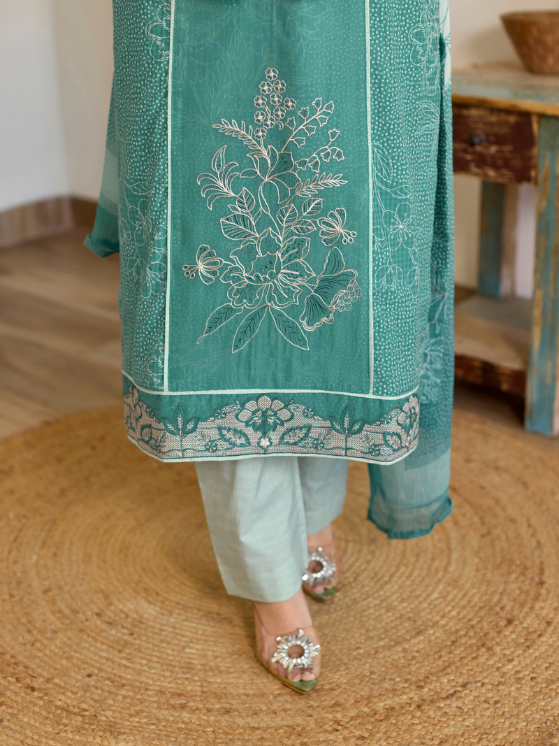Ayeshsa Unstitched Three-Piece Suit