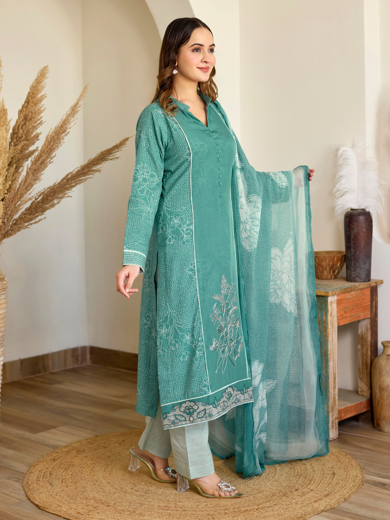 Ayeshsa Unstitched Three-Piece Suit