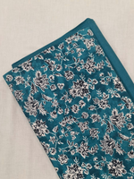 Teal Cottswool Matching Printed 2-Piece Suit Set