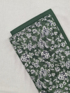 Dark Green Cottswool Matching Printed 2-Piece Suit Set