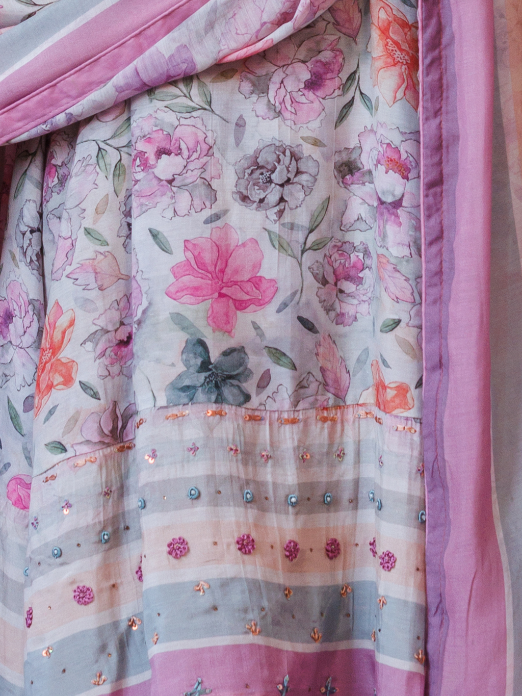 Digital Printed Fine Cotton Stitched Suit Set
