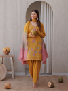 Textured Cotton Multihead Patchwork Unstitched Suit Set