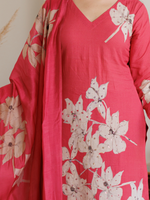 Cotton Printed Embroidered Unstitched Suit Set