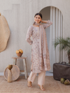 Cotton Printed Lace Work Unstitched Suit Set