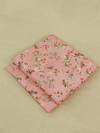 Pastel Pink All-Over Printed Unstitched Suit 2 Pc Set