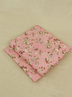 Pastel Pink All-Over Printed Unstitched Suit 2 Pc Set