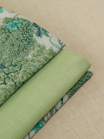 Pastel Green Matching Printed Unstitched Suit 2 Pc Set