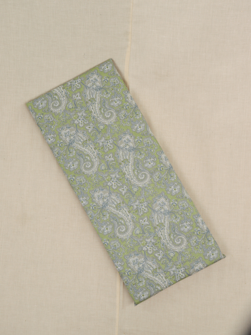 Green All-Over Printed Unstitched Suit 2 Pc set