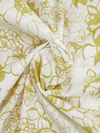 Mustard All-Over Printed Unstitched Suit 2 Pc set