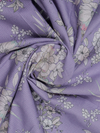 Lilac Matching Printed Unstitched Suit 2 Pc set