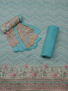 Sea-Green Embroidered Unstitched Suit Set