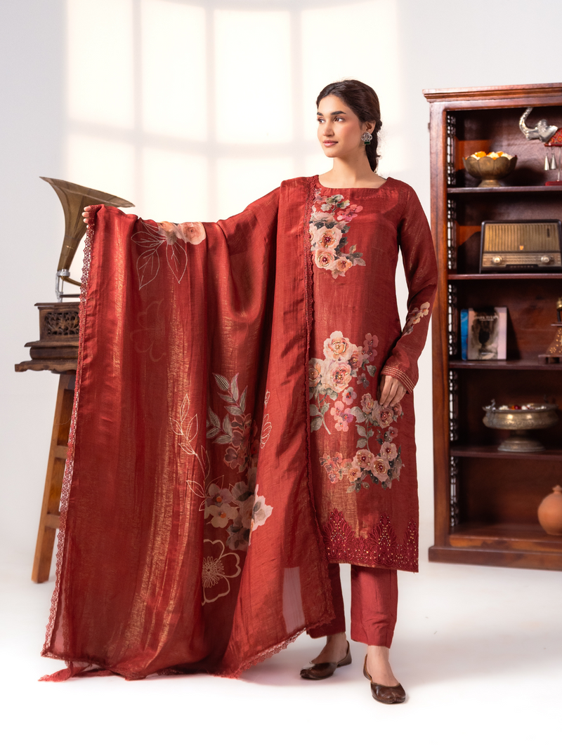 Gucci Silk Unstitched Suit Set