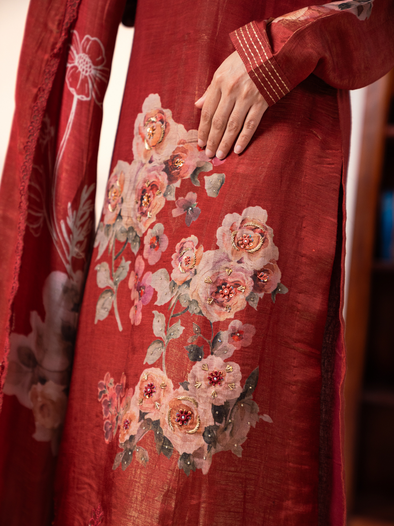 Gucci Silk Unstitched Suit Set