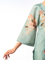 Gucci Silk Printed Handwork Unstitched Suit Set