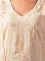 Organza Embroidered Handwork Unstitched Suit Set