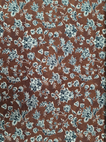 Rust Cottswool Matching Printed 2-Piece Suit Set