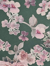 Dark Green Cottswool Matching Printed 2-Piece Suit Set
