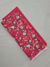 Red Cottswool Matching Printed 2-Piece Suit Set