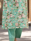 Glace Cotton Floral Print Unstitched Suit Set
