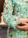 Glace Cotton Floral Print Unstitched Suit Set