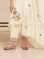 Tissue Silk Multihead Embroidered Stitched Suit Set