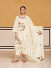 Tissue Silk Multihead Embroidered Stitched Suit Set