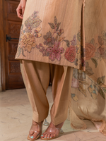 Banglori Silk Printed Handwork Unstitched Suit Set