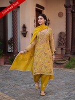 Georgette Party Wear Stitched Suit Set